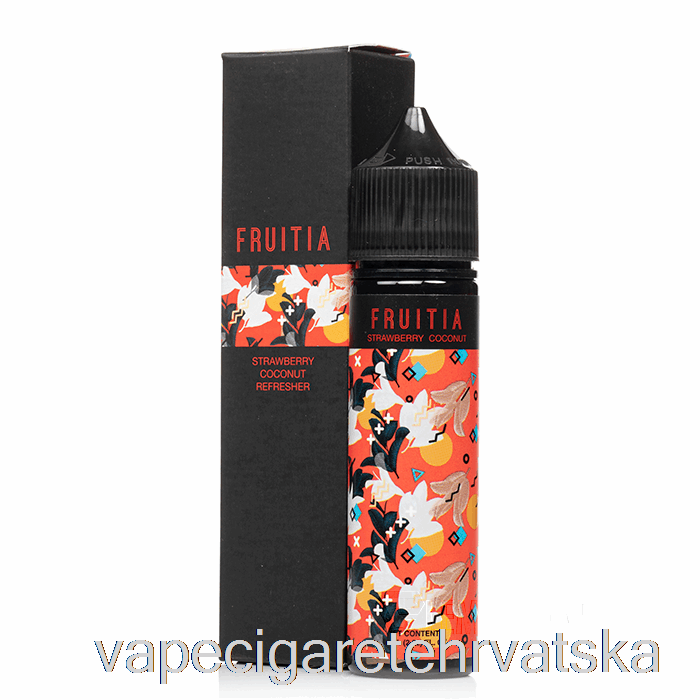 Vape Cigarete Jagoda Kokos Osvježenje - Fruitia - 60ml 0mg